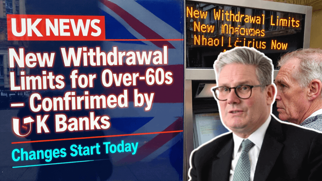 New Withdrawal Limits for Over-60s Confirmed by UK Banks – Changes Start Today