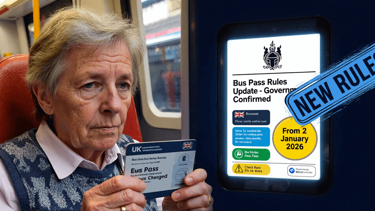 UK Government Confirms Bus Pass Rule Changes Starting 2 January 2026