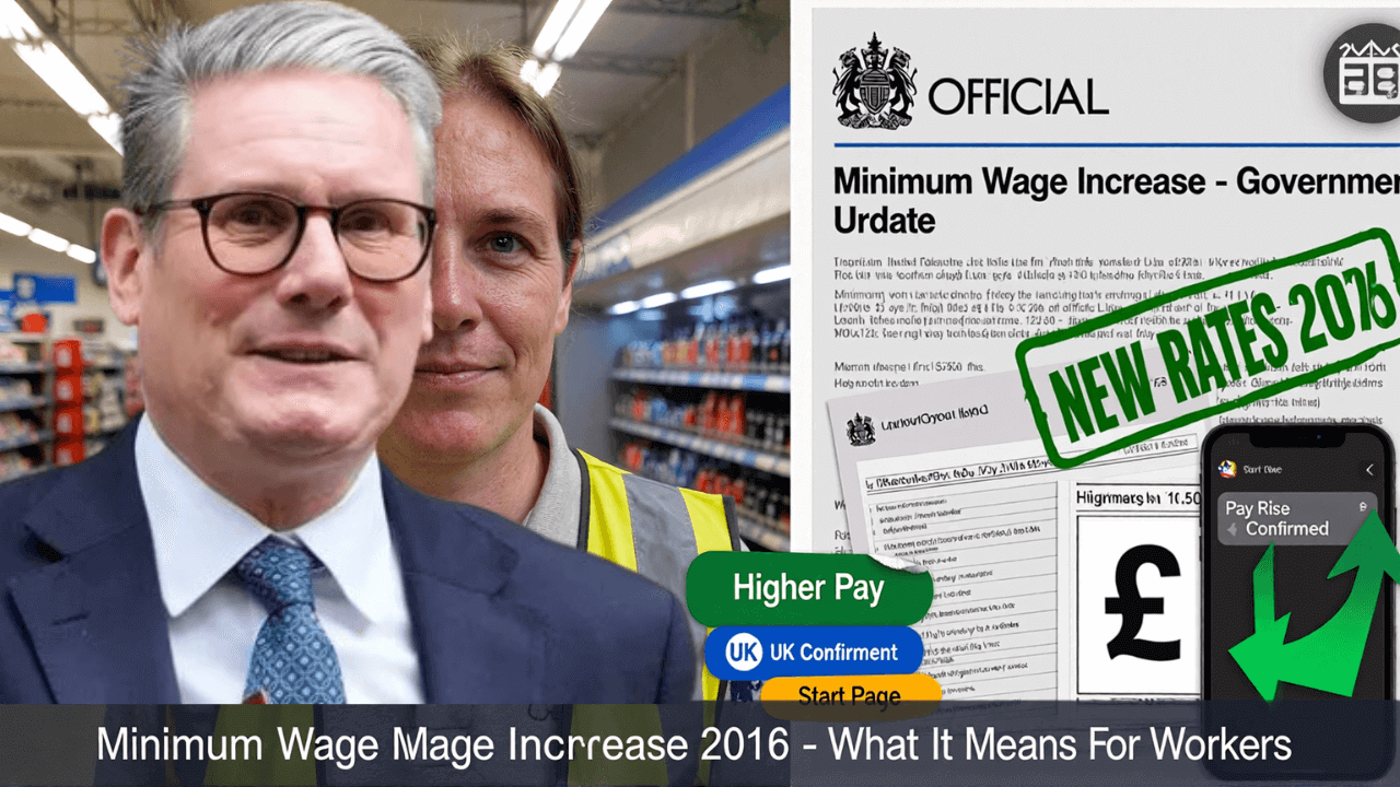 UK Minimum Wage Increase 2026 – New Rates, Start Date & What It Means for Workers